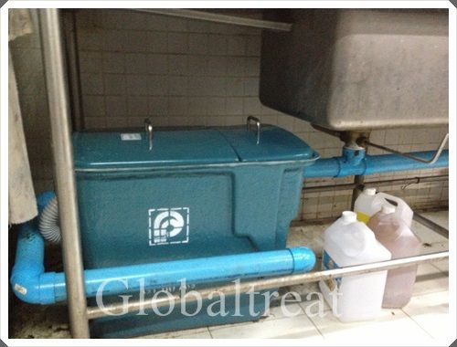 การติดตั้งบ่อดักไขมัน Grease Trap